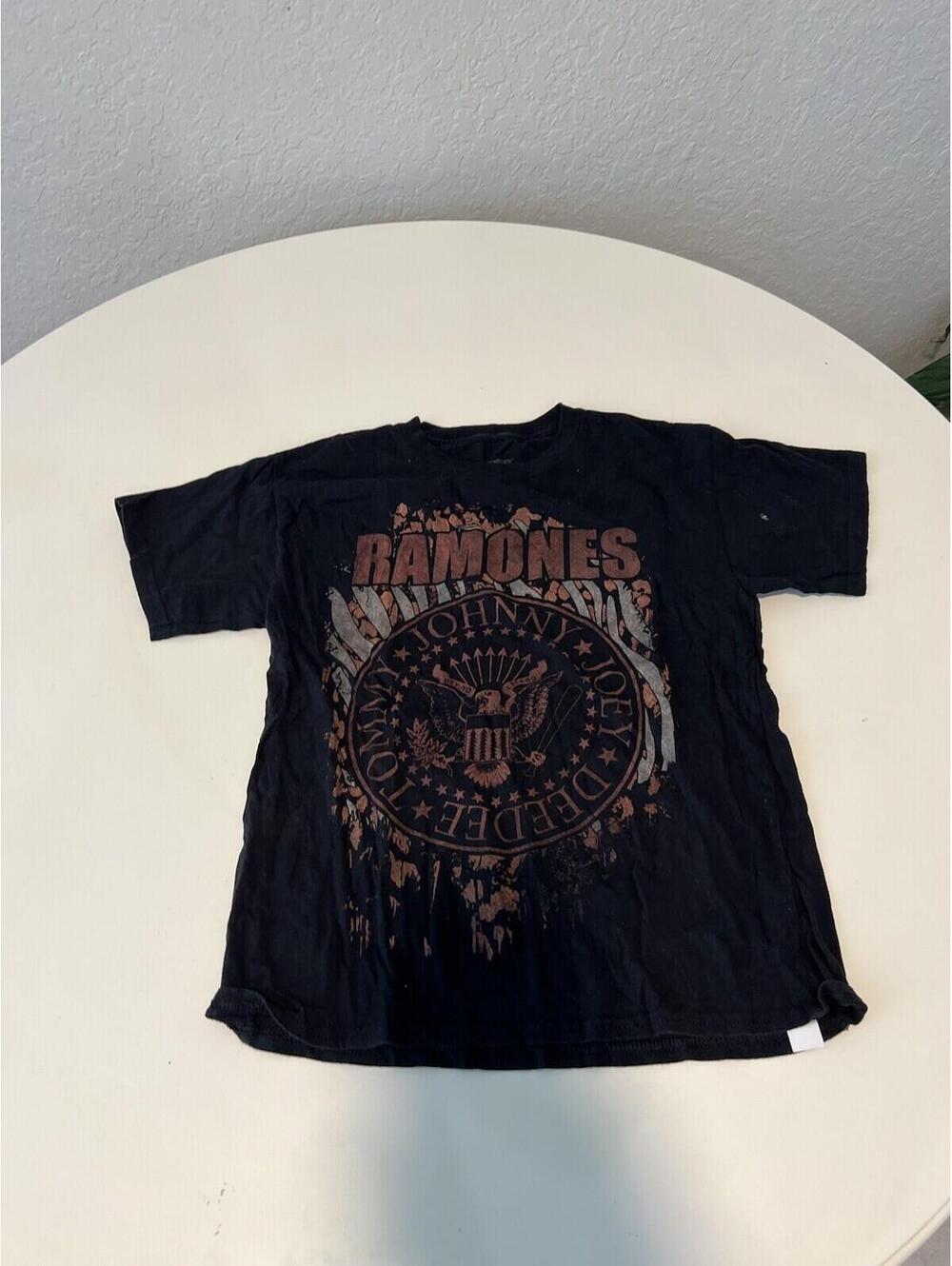 Ramones 1234 Black T-Shirt Women's Size XS  87